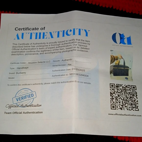 Burberry handbag - Picture 2 of 5